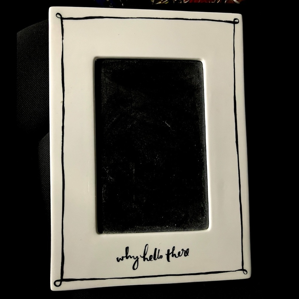 Kate Spade ‘Why Hello There’ picture frame. Excellent condition!